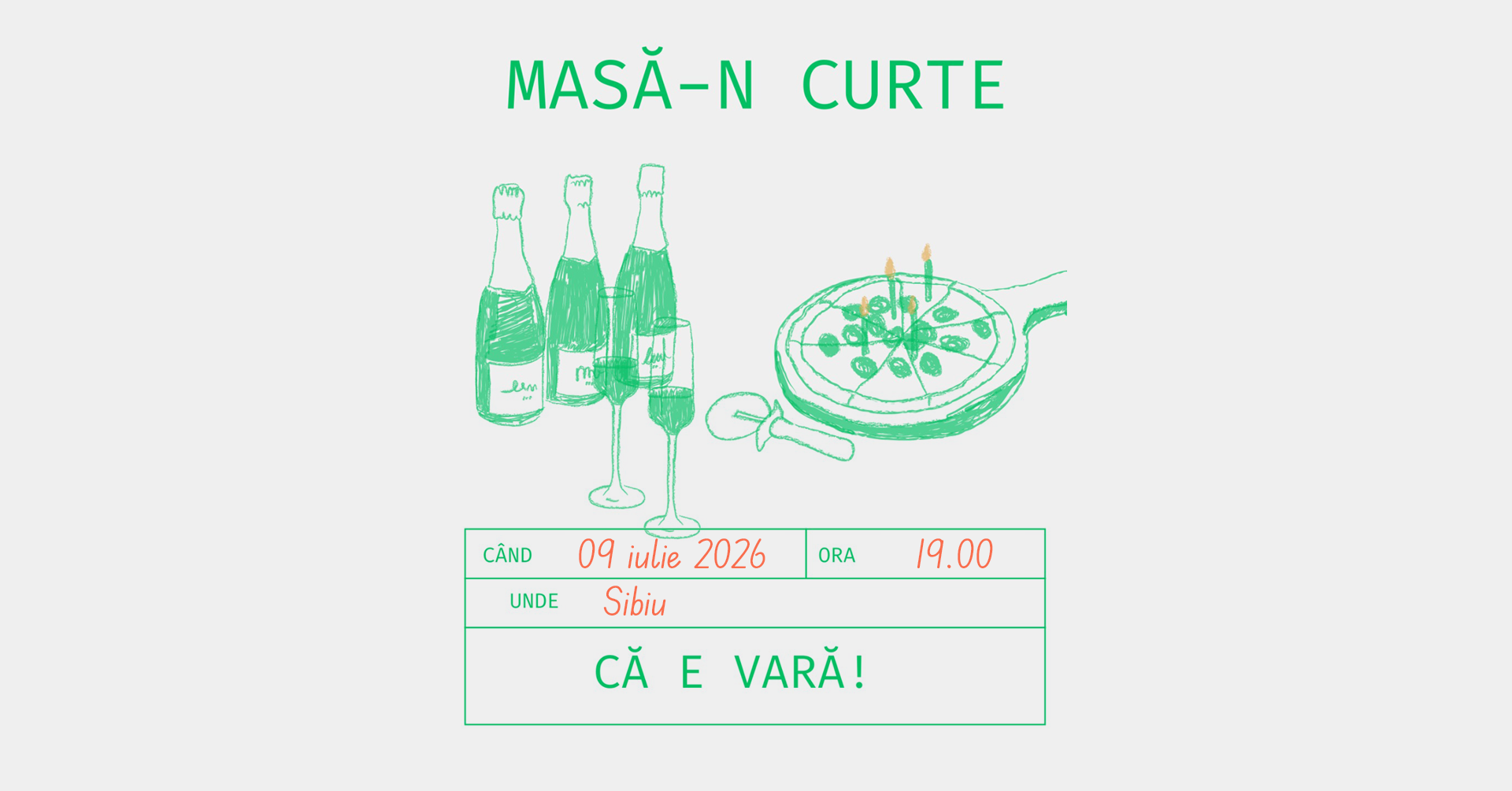 Masă-n curte