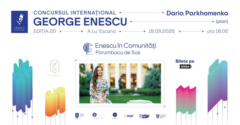 Enescu în comunități: Recital pian Daria Parkhomenko la Șura lu' Escana (Porumbacu de Sus)